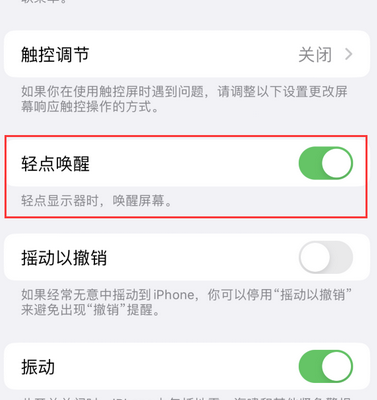 黔西南苹果售后服务分享iPhone轻点唤醒功能屏幕无反应